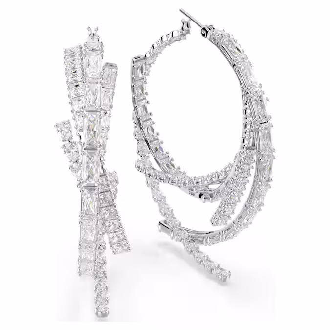 Matrix hoop earrings